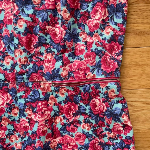 NWT spotmax code floral cotton mini shift dress - Picture 3 of 5